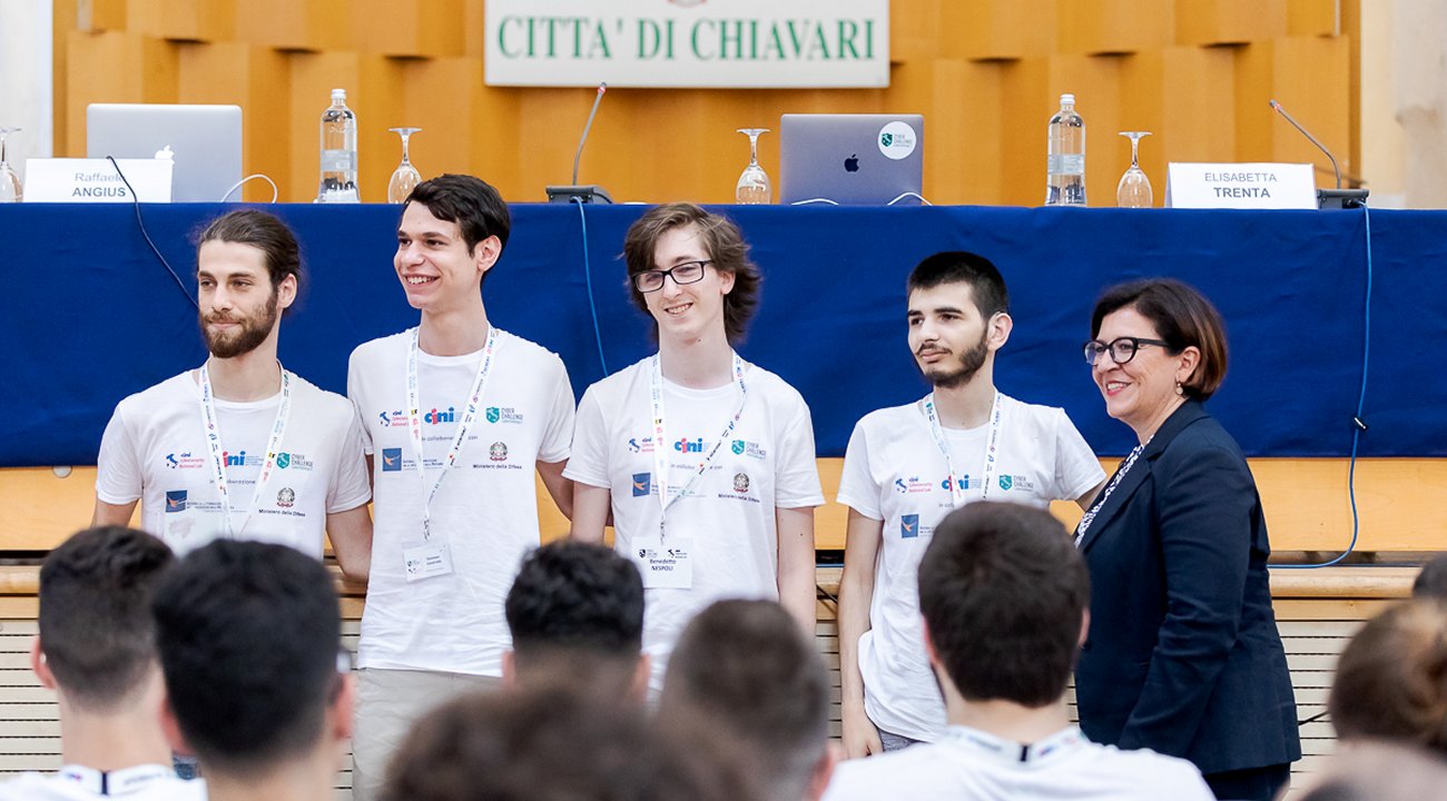 CyberchallengeIT 2019, Ministro Trenta Team Polimi